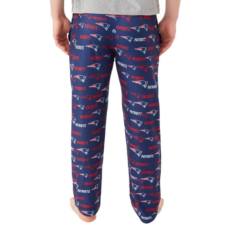 slide 2 of 3, NFL New England Patriots Men's Pajama Pants with Pockets - L, 1 ct