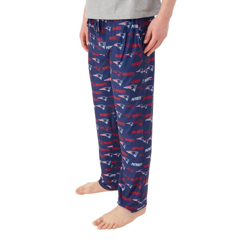 slide 3 of 3, NFL New England Patriots Men's Pajama Pants with Pockets - L, 1 ct
