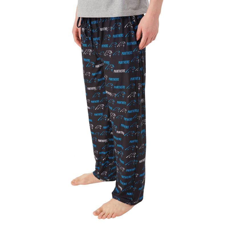 slide 3 of 3, NFL Carolina Panthers Men's Pajama Pants with Pockets - L, 1 ct