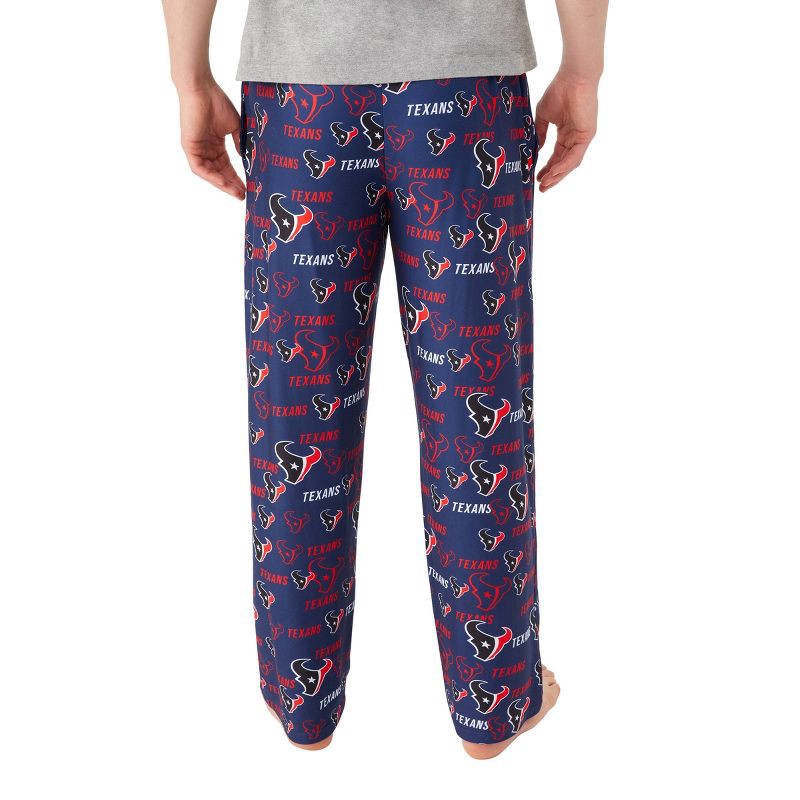 slide 2 of 3, NFL Houston Texans Men's Pajama Pants with Pockets - L, 1 ct