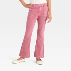 Girls' Flare Jeans - Cat & Jack™ Pink 12