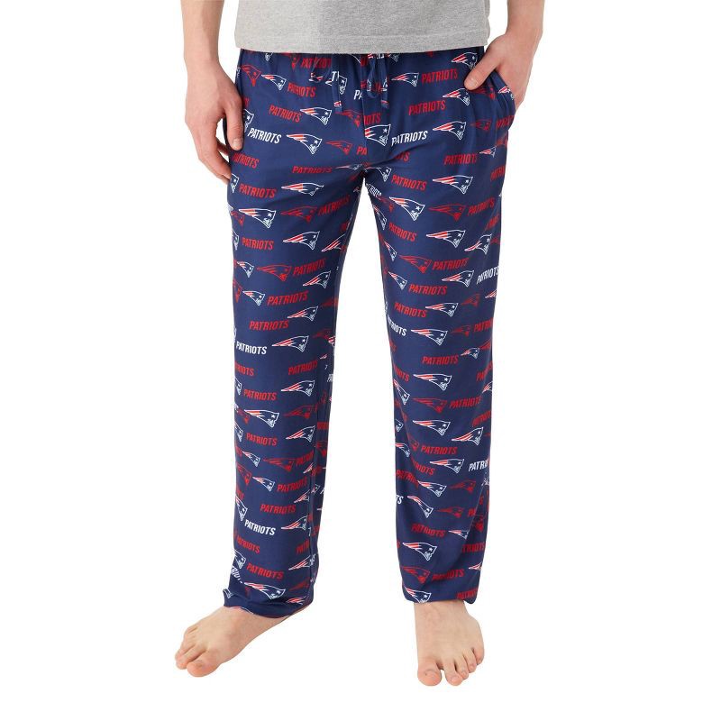 slide 1 of 3, NFL New England Patriots Men's Pajama Pants with Pockets - XXL, 1 ct