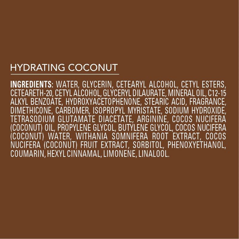 slide 6 of 6, Jergens Hydrating Coconut Hand and Body Lotion for Dry Skin - 28.2 fl oz, 28.2 fl oz