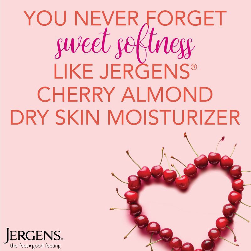 slide 4 of 8, Jergens Original Scent Dry Skin Moisturizing Body Lotion - Cherry Almond - 33.8 fl oz, 33.8 fl oz