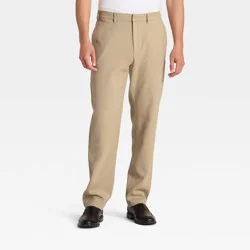 Men's Comfort Wear Trousers - Goodfellow & Co™ Tan 34x32