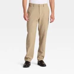 Men's Comfort Wear Trousers - Goodfellow & Co™ Tan 36x32