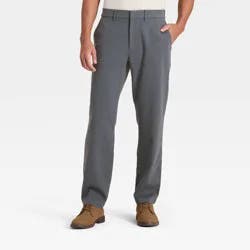 Men's Comfort Wear Trousers - Goodfellow & Co™ Gray 34x32