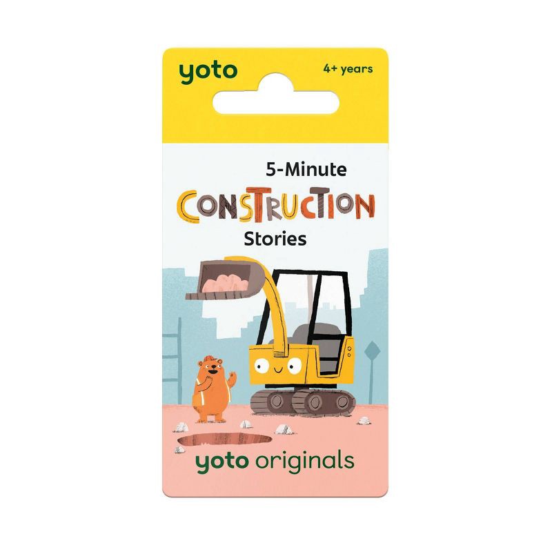 slide 2 of 5, Yoto 5 Minute Construction Stories Audio Card, 1 ct