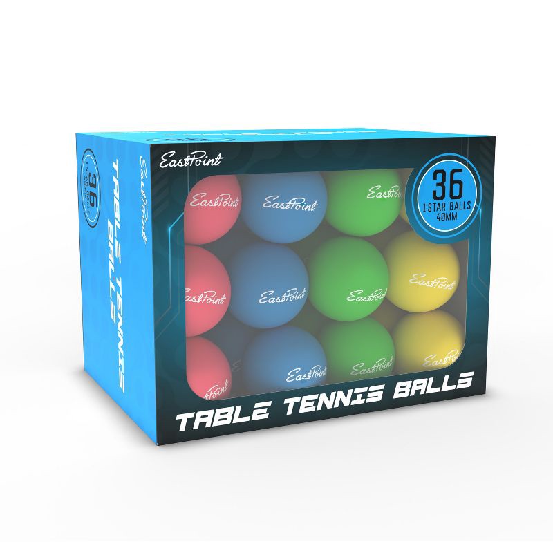 slide 4 of 6, Eastpoint Colored Table Tennis Balls - 36pk, 36 ct