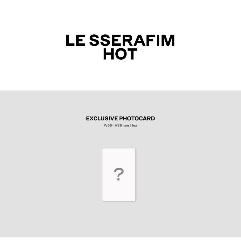 slide 3 of 3, Universal Music Group LE SSERAFIM - 5th Mini Album 'HOT' (COMPACT ver.)(CD), 1 ct