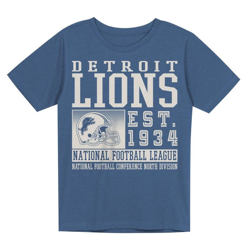 slide 2 of 3, NFL Detroit Lions Women's Washed T-Shirt - L, 1 ct