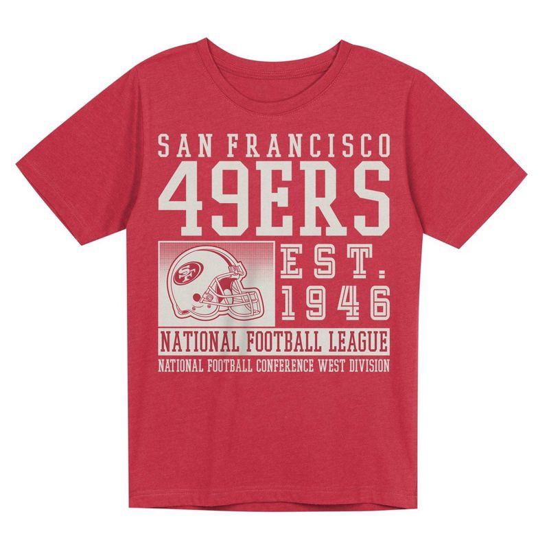 slide 2 of 3, NFL San Francisco 49ers Women's Washed T-Shirt - S, 1 ct