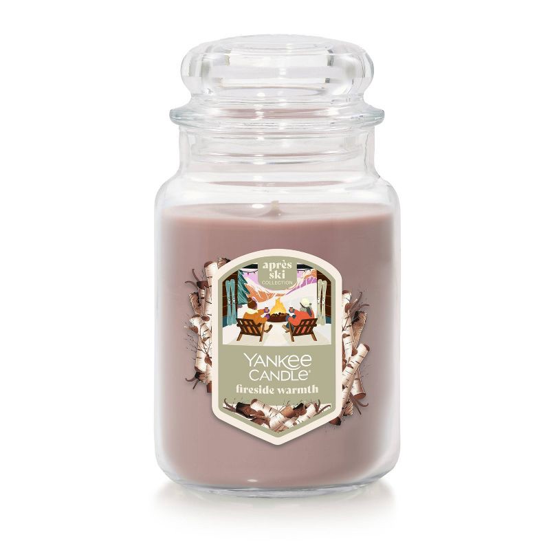 slide 1 of 4, Original Apothecary Fireside Warmth Candle 22oz - Yankee Candle, 22 oz