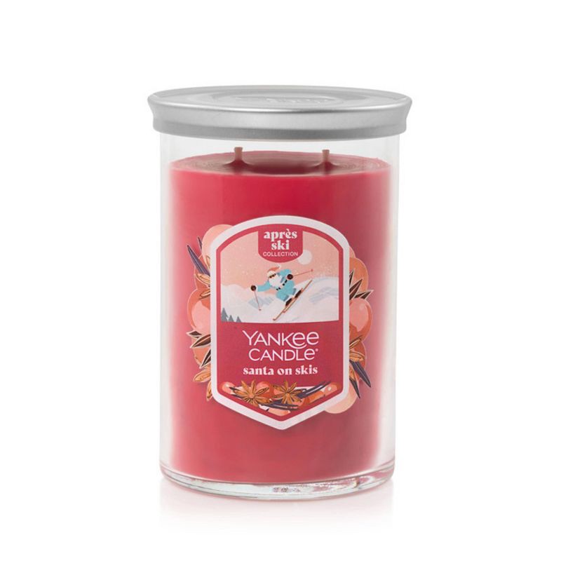 slide 1 of 4, Signature Santa on Skis Tumbler 20oz - Yankee Candle, 20 oz