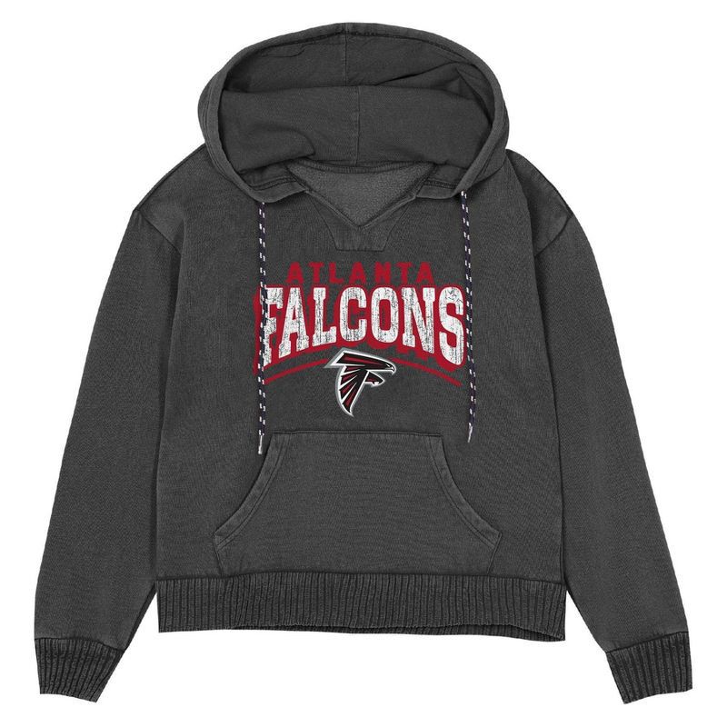 slide 2 of 3, NFL Atlanta Falcons Women's Hooded Sweatshirt - S, 1 ct