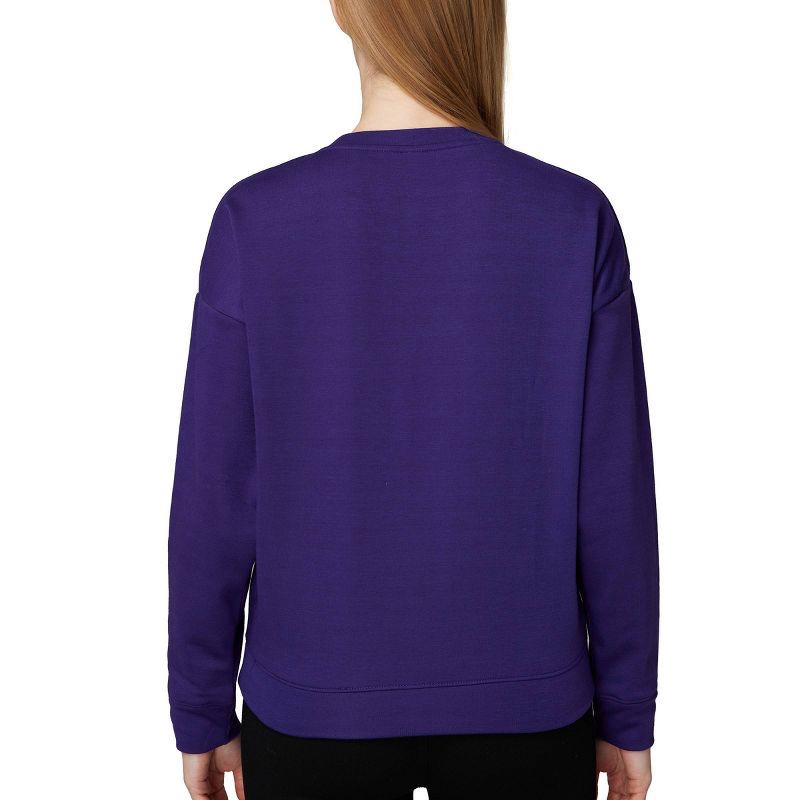 slide 2 of 3, NFL Baltimore Ravens Women's Long Sleeve Crew Neck Fleece - M, 1 ct