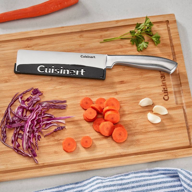 slide 5 of 10, Cuisinart Classic Stainless Steel 7" Nakiri/Vegetable Cleaver Knife with Blade Guard, 1 ct