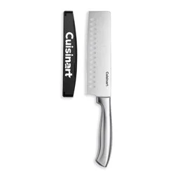 Cuisinart Classic Stainless Steel 7&quot; Nakiri/Vegetable Cleaver Knife with Blade Guard