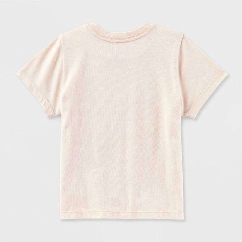 slide 3 of 3, Grayson Mini Toddler Short Sleeve Halloween Teddy Bear Pumpkin T-Shirt - Beige 12M, 1 ct