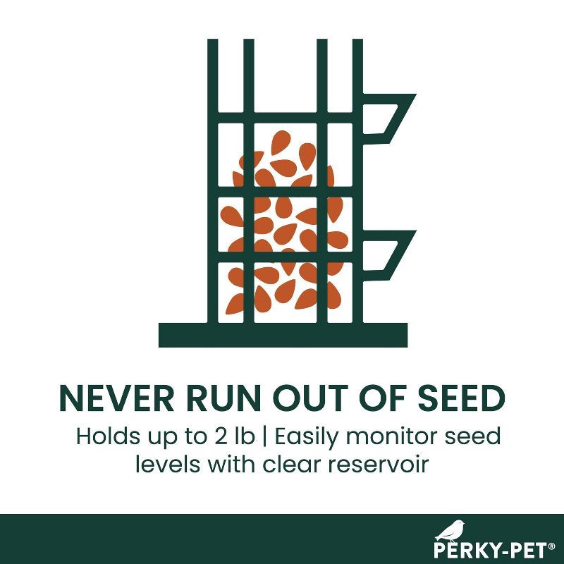 slide 9 of 13, Perky-Pet Squirrel Be Gone Bird Feeder, 1 ct