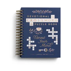 Devotional Crossword Puzzle Book: Renew Your Mind - by Dayspring (Spiral Bound)