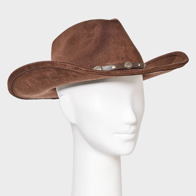 slide 2 of 5, Western Cowboy Hat - Universal Thread™ Brown S/M, 1 ct