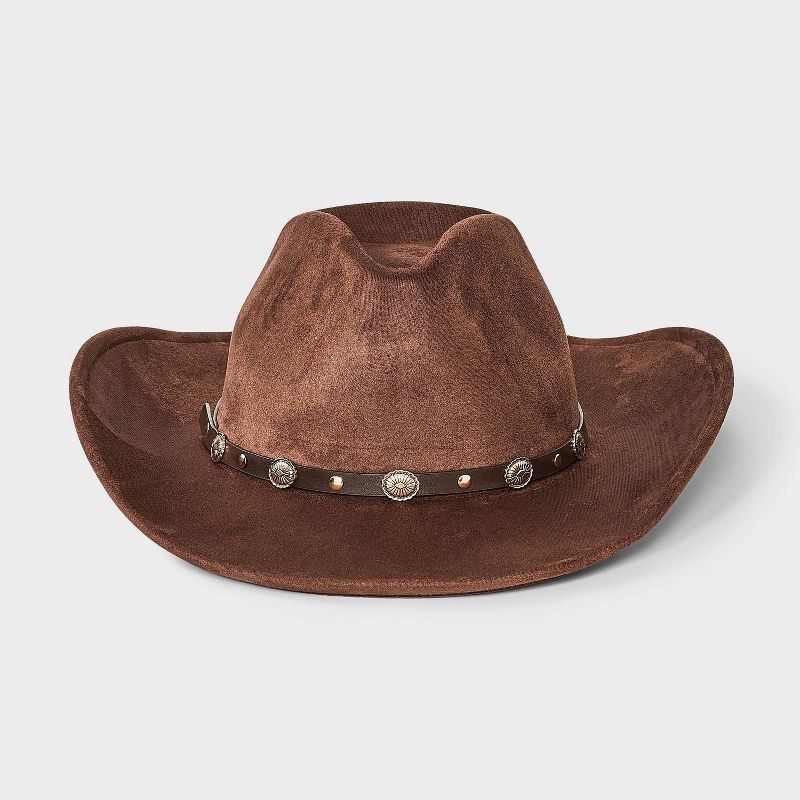 slide 3 of 5, Western Cowboy Hat - Universal Thread™ Brown S/M, 1 ct