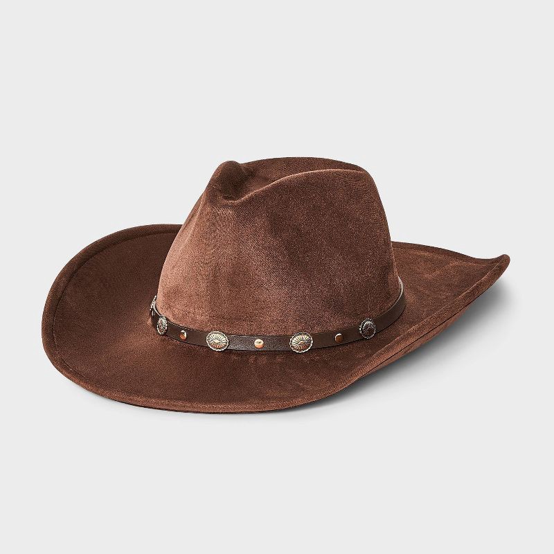 slide 1 of 5, Western Cowboy Hat - Universal Thread™ Brown S/M, 1 ct