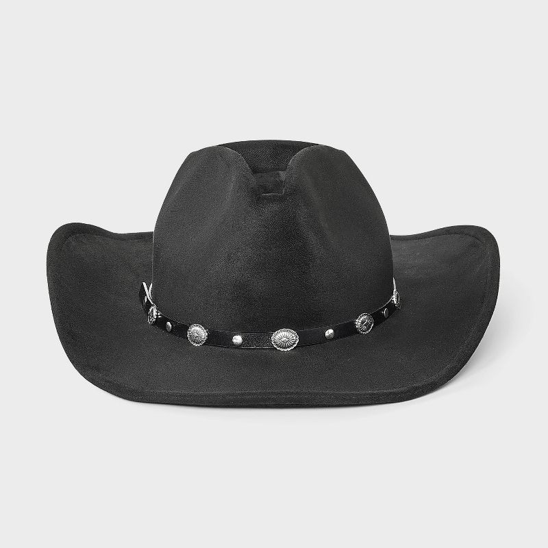 slide 3 of 5, Western Cowboy Hat - Universal Thread™ Black S/M, 1 ct