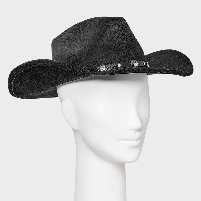 slide 2 of 5, Western Cowboy Hat - Universal Thread™ Black L/XL, 1 ct