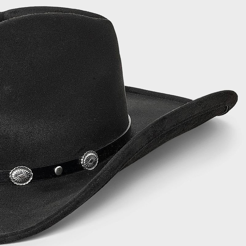 slide 5 of 5, Western Cowboy Hat - Universal Thread™ Black L/XL, 1 ct