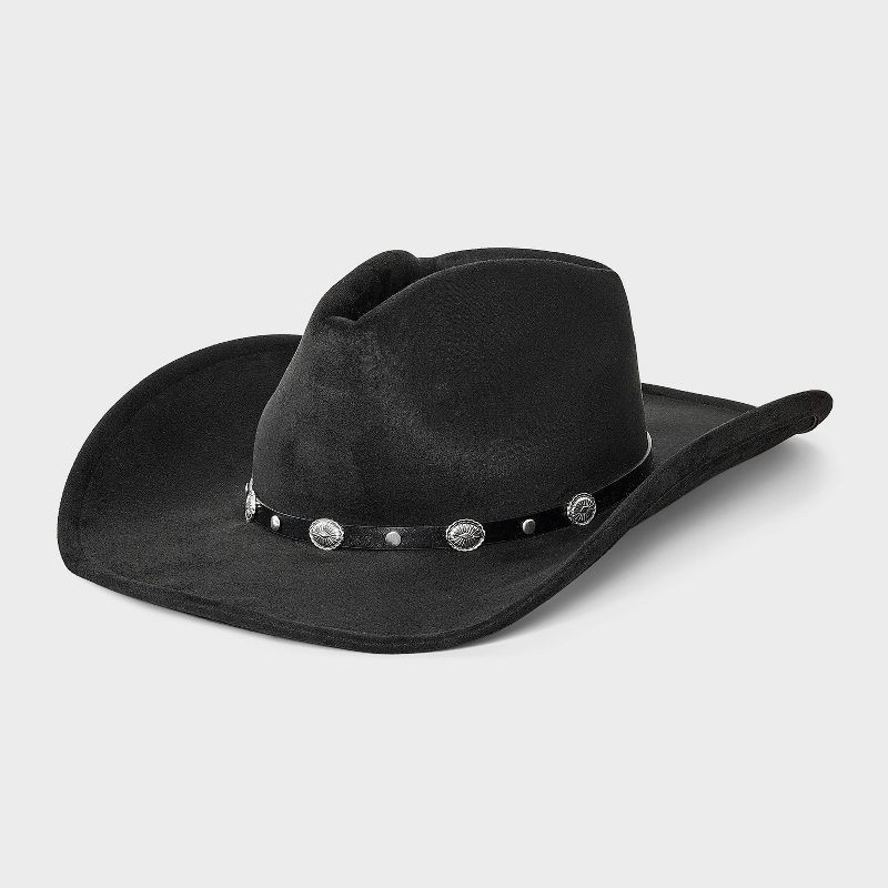 slide 1 of 5, Western Cowboy Hat - Universal Thread™ Black L/XL, 1 ct
