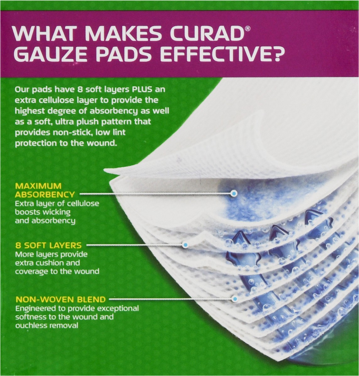 slide 5 of 11, Curad Small Gauze Pads 10 ea, 10 ct