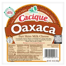 Cacique Oaxaca Part Skim Milk Chunks Cheese Blend - 10oz