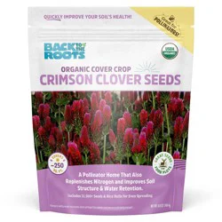 Back to the Roots Crimson Clover Pink Flower Seeds