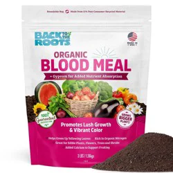 Back to the Roots Blood Meal with Gypsum 3lbs