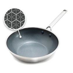 GreenPan Prism 10" Hybrid Stainless Steel and Ceramic Nonstick Wok