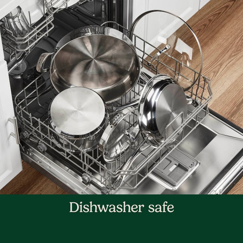 slide 8 of 9, Cuisinart Classic 2pc (8" and 10") Stainless Steel and Ceramic Nonstick Fry Pan Set, 2 ct