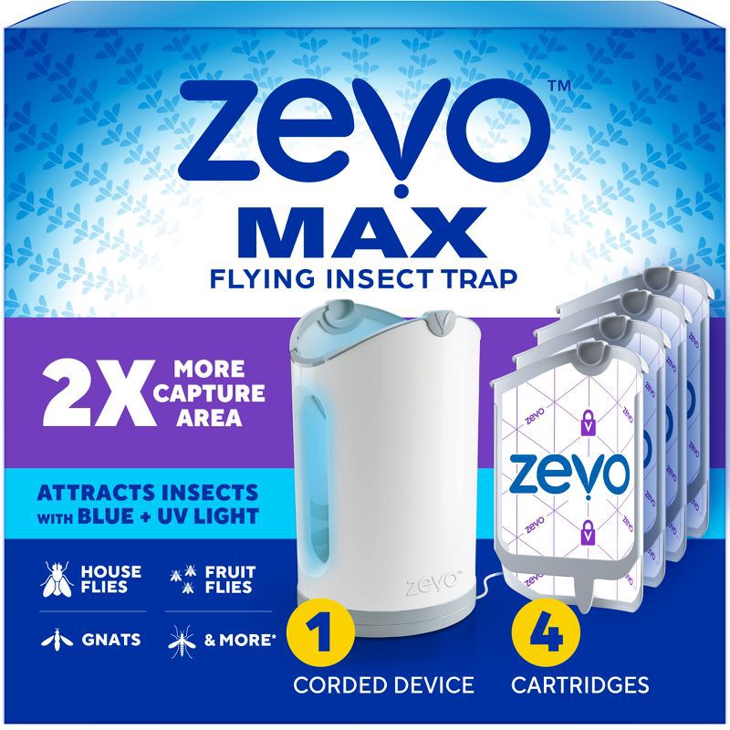 slide 1 of 12, Zevo Max Starter Kit 1 Device and 4 Carts, 1 ct