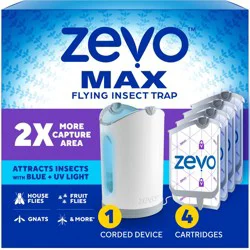 Zevo Max Starter Kit 1 Device and 4 Carts