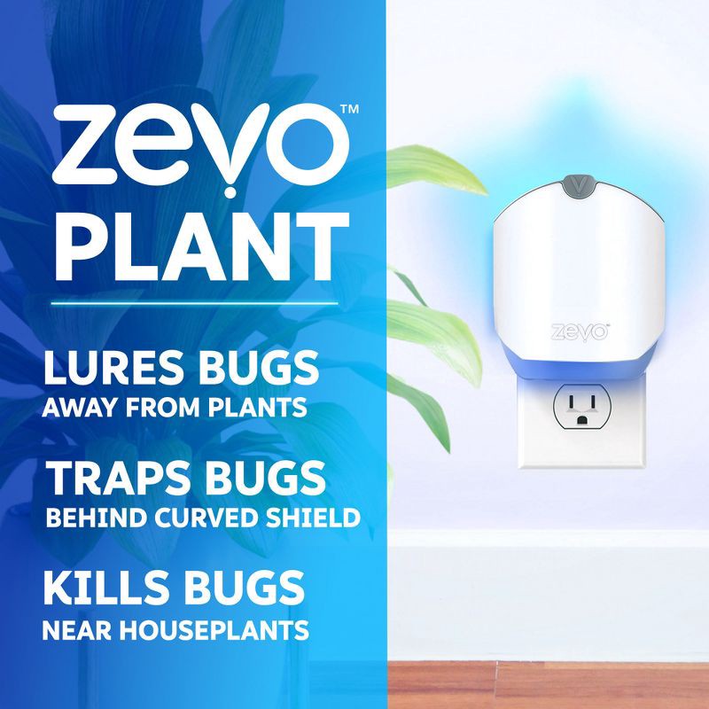 slide 2 of 11, Zevo Plant Starter Kit For Indoor Plants 1Device + 2 Refills, 1 ct