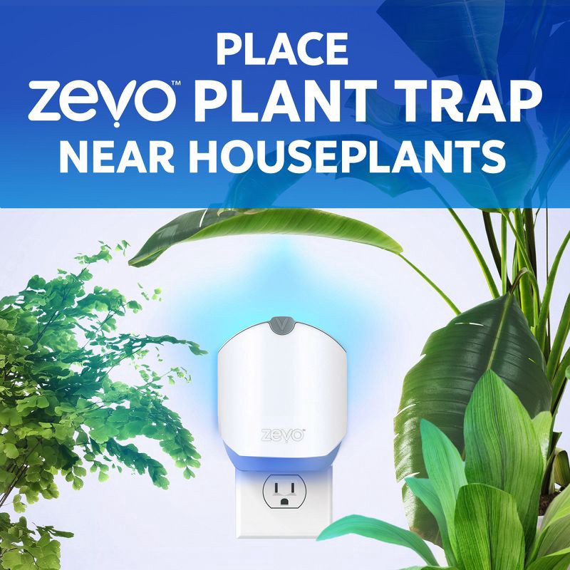 slide 6 of 11, Zevo Plant Starter Kit For Indoor Plants 1Device + 2 Refills, 1 ct