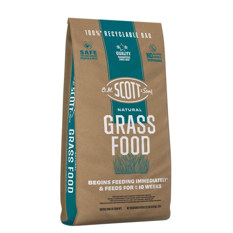 slide 4 of 6, Scotts Natural Grass Food, 1 ct