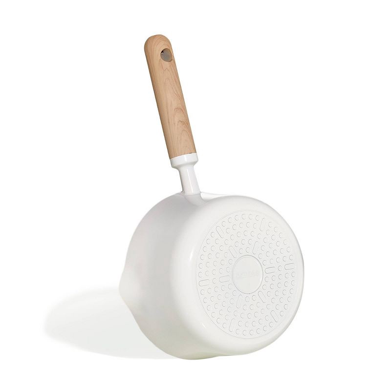 slide 2 of 7, Carote 2qt Ceramic Nonstick Sauce Pan with Lid Cream, 2 qt
