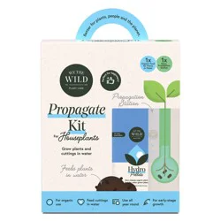 WE THE WILD Propagation Kit Organic Hydro Pellet Plant Food & Premium Glassware Vessel