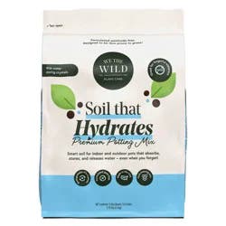 WE THE WILD Soil That Hydrates Premium Organic Moisture-Control Potting Mix For Houseplants 6qt