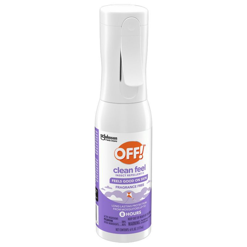 slide 5 of 5, OFF! Clean Feel Bug Spray Picaridin Misting Spray Insect Repellent DEET-free - 6oz, 6 oz