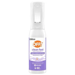 OFF! Clean Feel Bug Spray Picaridin Misting Spray Insect Repellent DEET-free - 6oz