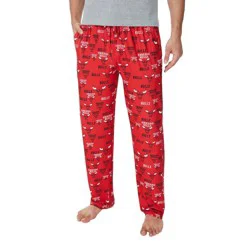 NBA Chicago Bulls Men's Pajama Pants with Pockets - L