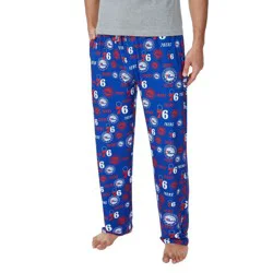 NBA Philadelphia 76ers Men's Pajama Pants with Pockets - L